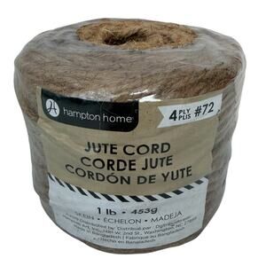 Hampton Home Jute Cord 1lb 453g 4 Ply #72 Tan
